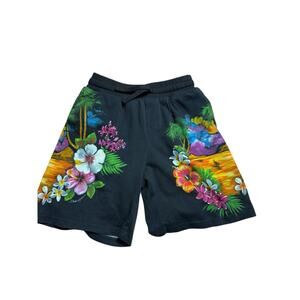 DOLCE & GABBANA Juniors Kids Shorts Multicolor Cotton Graphic Boys Size 6